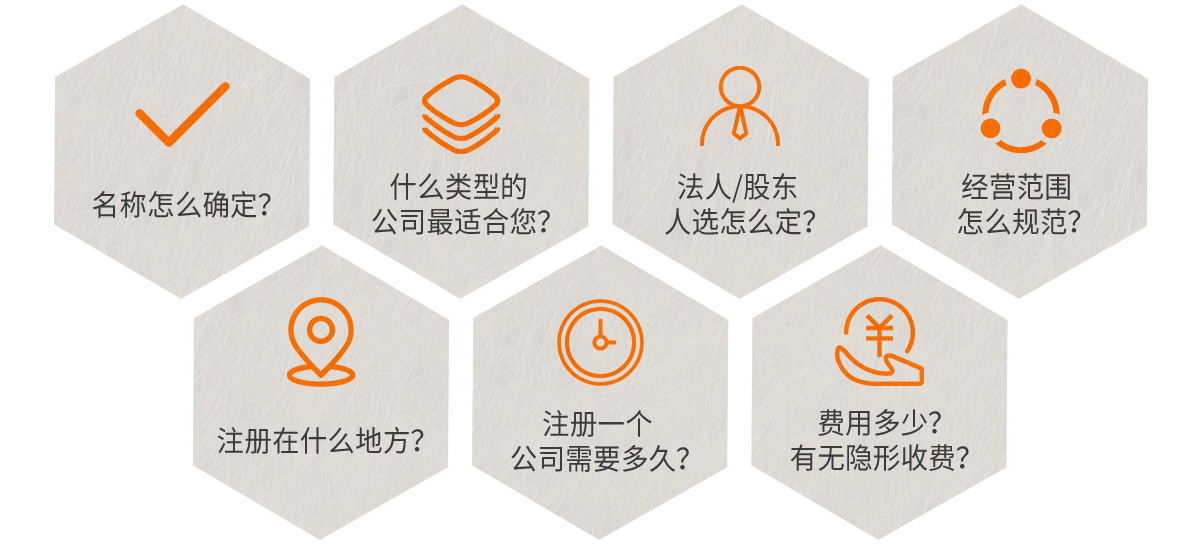 公司注冊時常見的問題